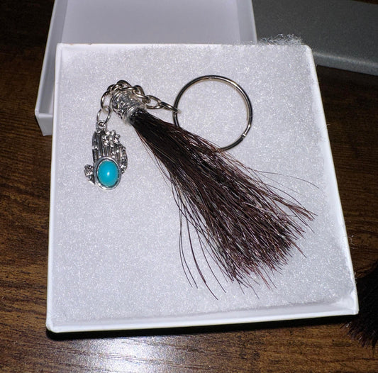 Horse hair keychain (denver)