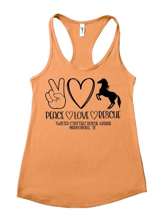 Peace Love Rescue Tank Top